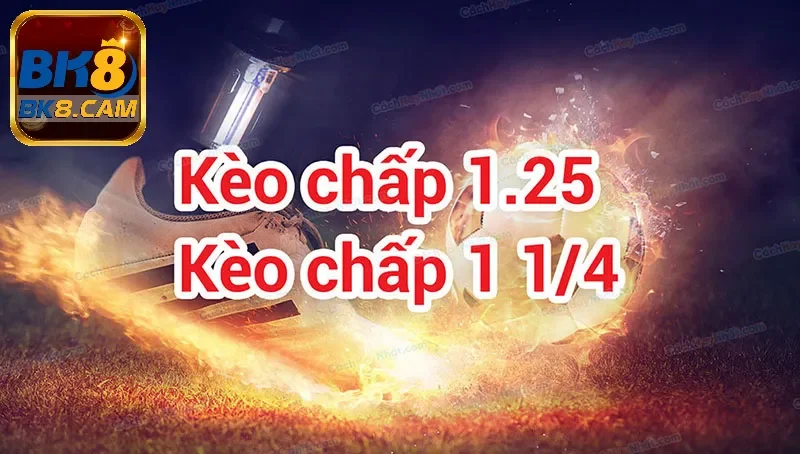 Kèo chấp 1.25 tại Bk8